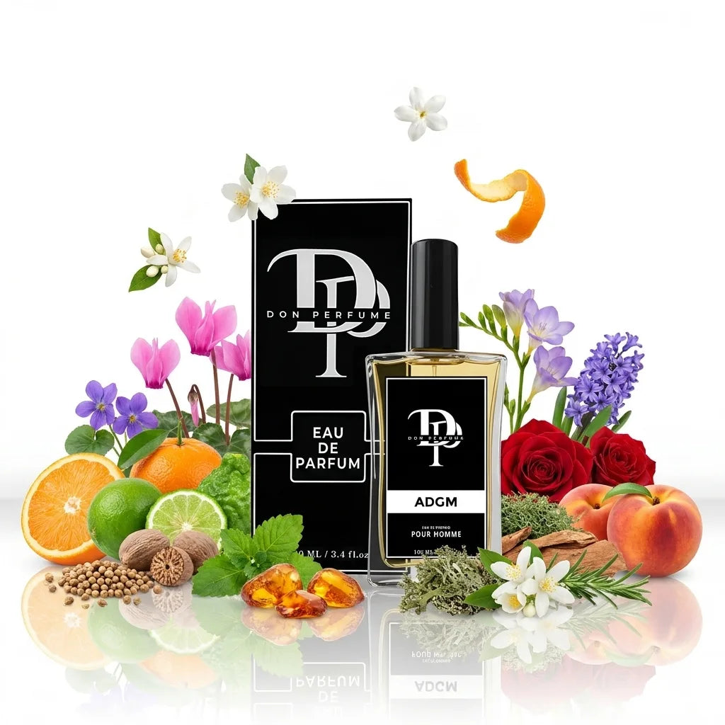 ADGM y sus ingredientes, perfume de equivalencia que recuerda a Acqua di Gi Hombre · Don Perfume