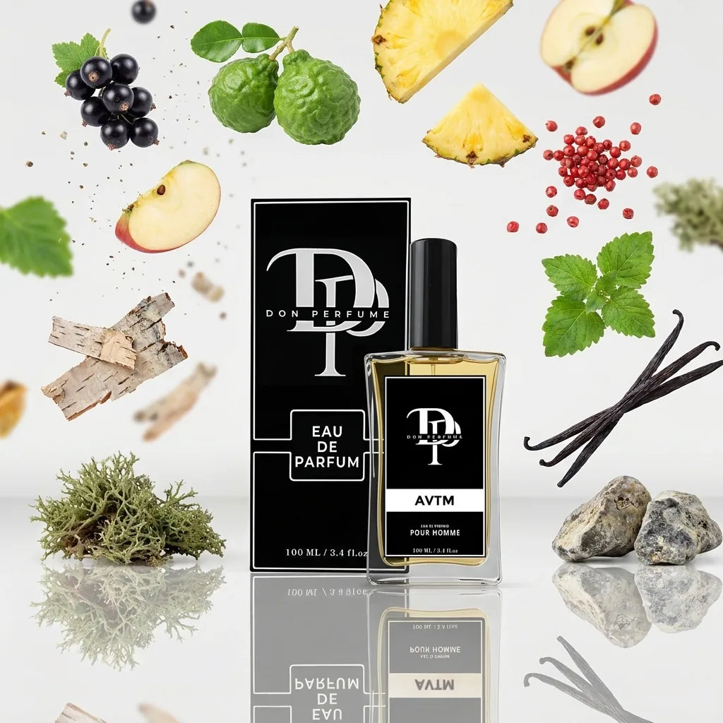 AVTM y sus ingredientes, perfume de equivalencia que recuerda a Aventus Creed · Don Perfume