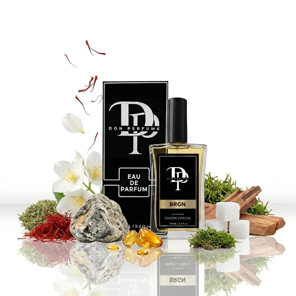 BRGN y sus ingredientes, perfume de equivalencia que recuerda a Baccarat Rouge 540 de Maison Francis Kurkdjian · Don Perfume