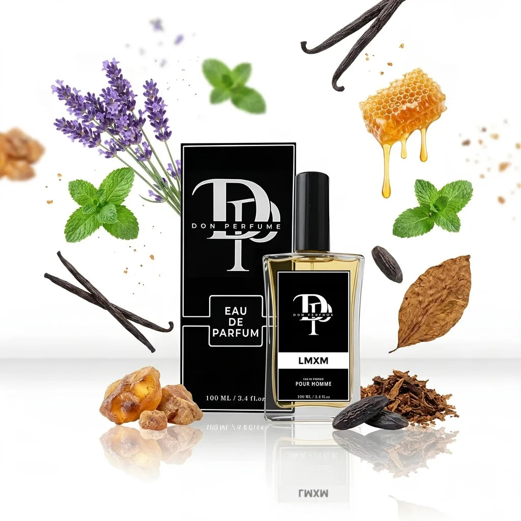 LMXM y sus ingredientes, perfume de equivalencia que recuerda a Le Male Elixir · Don Perfume